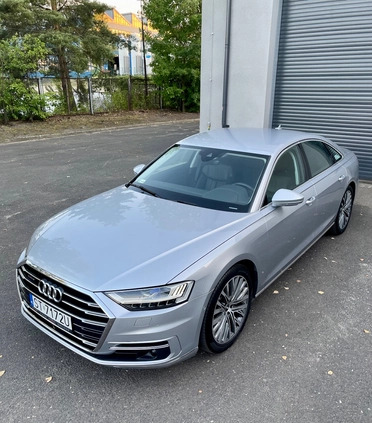 Audi A8 cena 250000 przebieg: 85000, rok produkcji 2018 z Mysłowice małe 121